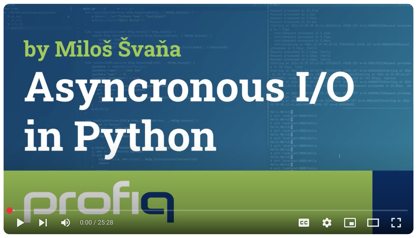 profiq Tech Demo: Async I/O in Python